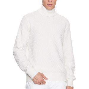 Emporio Armani - Ecru Turtleneck - Coltrui - Heren - Katoen