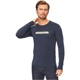 T-shirt - Ronde Hals - Jersey - Logoprint - Lange Mouw