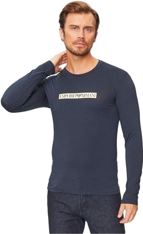 T-shirt - Ronde Hals - Jersey - Logoprint - Lange Mouw