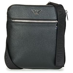 Emporio Armani, Messenger Bags Zwart, Heren, Maat:ONE Size