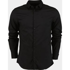 Armani Exchange - Overhemd - Zwart - Elasthaan - Lyocell - Polyamide