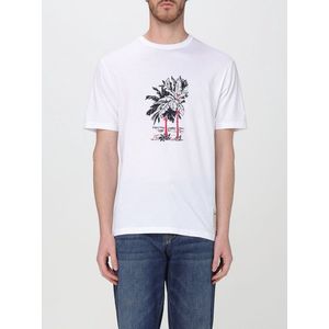 Woolrich - T-shirt - Wit - Heren - Biologisch Katoen