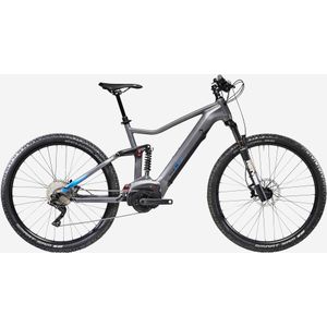 Elektrische full-suspension mountainbike e-trail 29" grijs