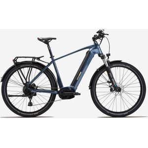 Elektrische hybridefiets met bosch-middenmotor e-touring hoog frame