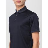 Emporio Armani - Polo Shirt - Blauw - Korte Mouwen - Regular Fit
