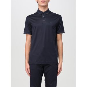 Emporio Armani - Polo Shirt - Blauw - Korte Mouwen - Regular Fit