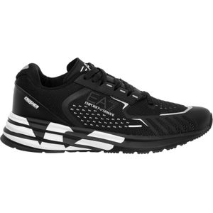 Sneaker running EA7 Emporio Armani training mesh black unisex U24EA01 X8X094 42