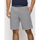 Emporio Armani Pattern Mix - Pyjama - Marine - Katoen - Lange Mouwen