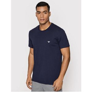 Emporio Armani Pattern Mix - Pyjama - Marine - Katoen - Lange Mouwen