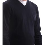 Armani Exchange - Gebreide Trui - Blauw - Kasjmier/Katoen