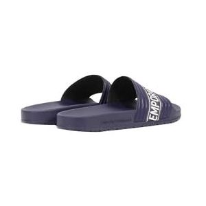 Emporio Armani Mules/XVPS05 XN744 Teenslippers voor heren, Duisternis, 45 EU