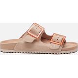 Colors of California - Bio Slippers - Roze - Suède - Kurk Voetbed