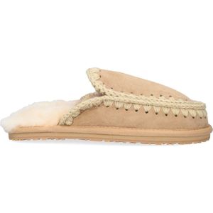 Mou - Slipper Full Eskimo Stitch - Pantoffels - Camel - Suède
