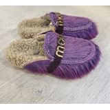 Mou - Pony Logo - Leren Sneakers - Lila