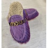 Mou - Pony Logo - Leren Sneakers - Lila