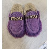 Mou - MU.FW431000D - Leren Sneakers - Lila - Plat - Homewear