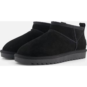Colors Of California Suède Enkelboots Zwart