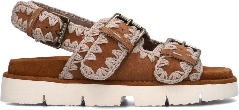MOU - NEW BIO 02 - Sandalen - Cognac - Suède