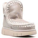 Mou - MU.FW531002B - Enkellaarsjes - Goudkleurig - Leer