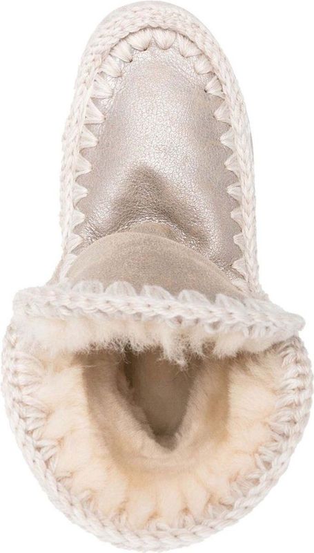 Mou - MU.FW531002B - Enkellaarsjes - Goudkleurig - Leer