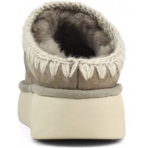 Mou Bounce Clog Instappers Dames Beige