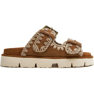 Mou - Bio Sandaal - Bruin - Twee Gespen