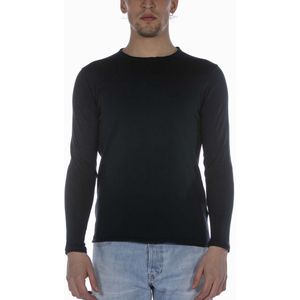 Bomboogie - Man Jersey - Katoenen Sweater - Blauw - Regular Fit