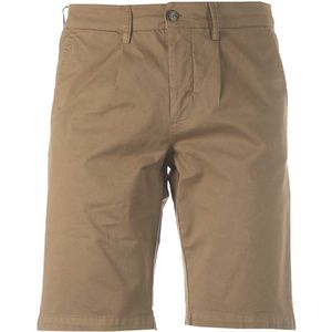Bomboogie - Chino Pinces - Bermuda Shorts - Bruin - Volwassen