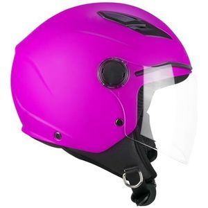 SKA-P 2MHA Pod Mono Junior - Open Face Helm - Zwart - ABS