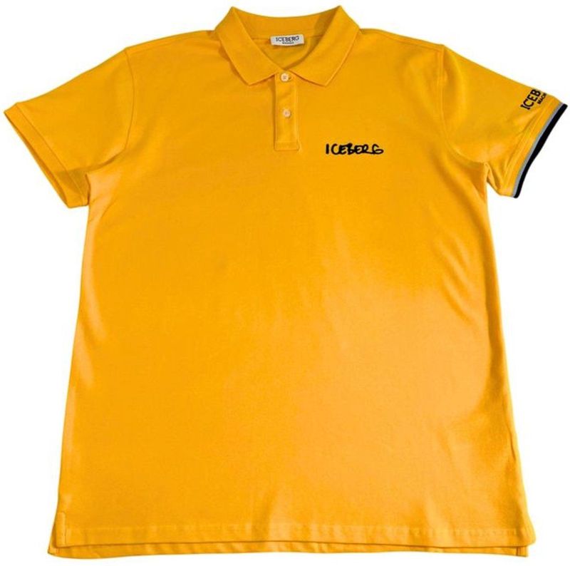 Iceberg - Gele Poloshirt - Heren - Katoen