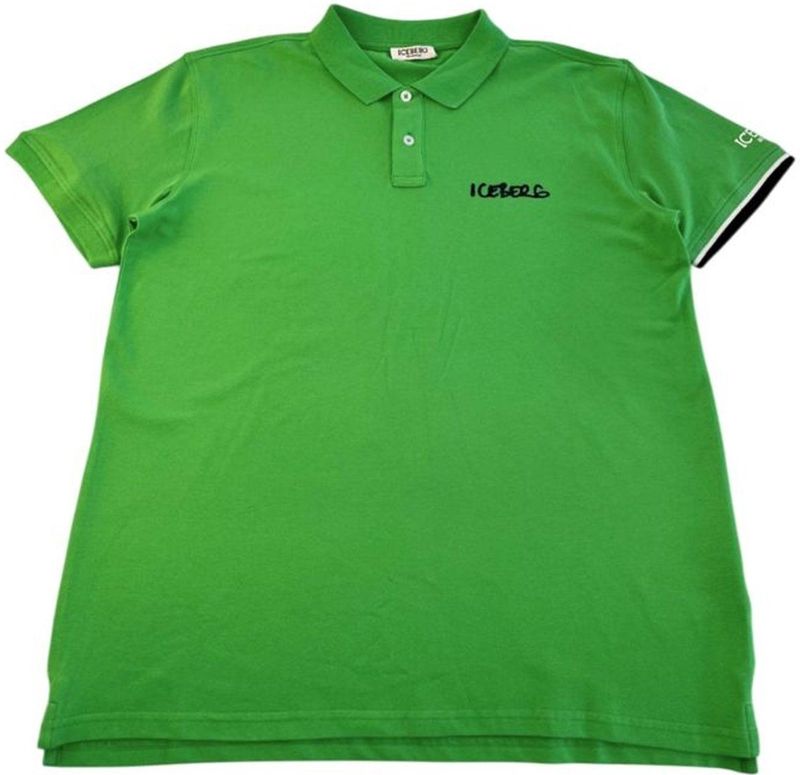 Iceberg - Katoenen Polo Shirt - Groen - Heren