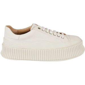Jil Sander - Sneakers - Wit - Platform