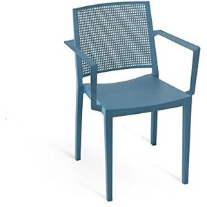 Cribel Noemi fauteuil, polypropyleen, suikerpapier, 4 stuks, 4 stuks