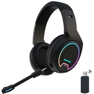 Autovox Gaming headset met afneembare microfoon, Bluetooth zender en kabel