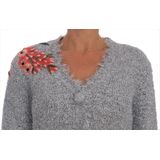 Dolce & Gabbana - SICILY - Cardigan - Zilver - Geborduurde Bloemen