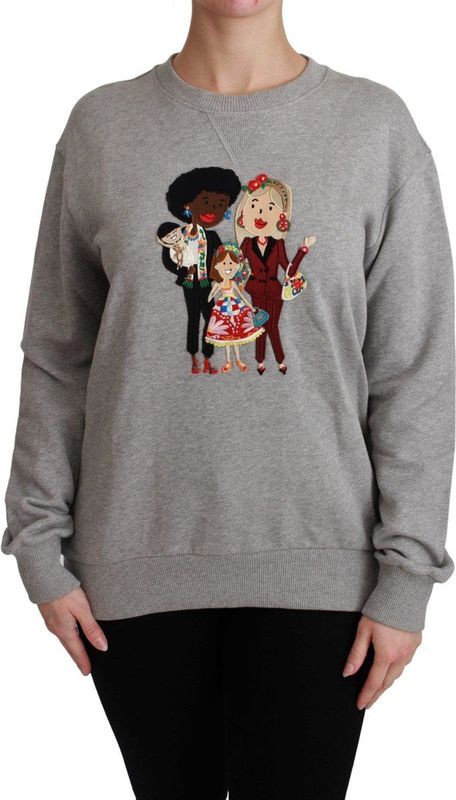 Dolce & Gabbana - Sweatshirt - Grijs - Katoen