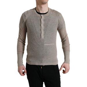 Dolce & Gabbana - Henley Pullover - Beige - Cashmere Sweater