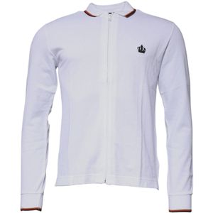Dolce & Gabbana - Full Zip Sweater - Wit - Poloshirt