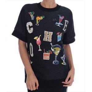 Dolce & Gabbana - Cocktail Pullover - Zwart - Geborduurd
