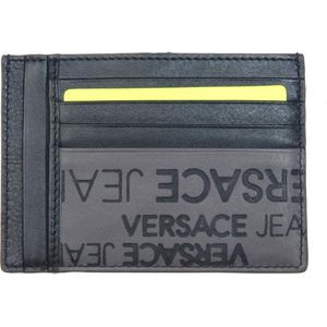 Versace - Linea A Dis. 6 - heren creditcard wallet - zwart/grijs