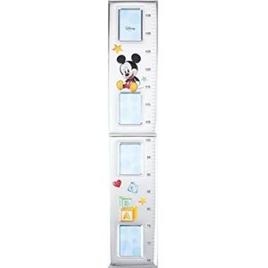Disney Mickey Mouse - muurschaal voor kinderen, decoratie, slaapkamer, fotolijst, zilverkleurig