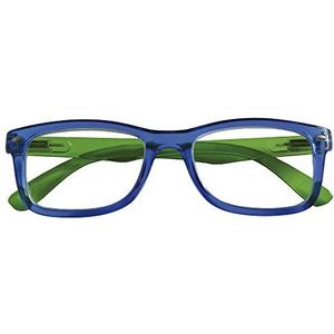 El Charro leesbril model Nebraska blauw/groen, Dioptria + 1-1 product