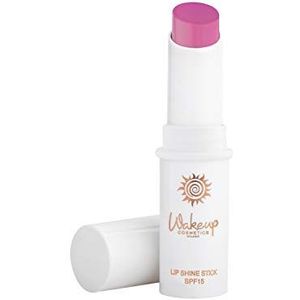 Wakeup Cosmetics - Lip Shine Stick SPF15, Balsamo labbra colorato ad azione nutriente con SPF 15, Colore Sea Breeze