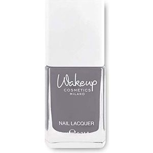 Wakeup Cosmetics Langdurige nagellak met glanzende afwerking en titanium kleur