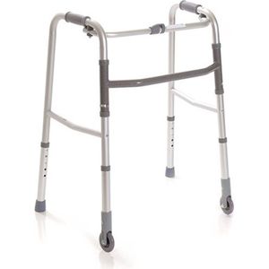 Moretti - Opvouwbaar looprek - Kunststof handgrepen - met wielen en tips