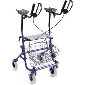 Moretti onderarm rollator opvouwbaar - geschilderd stalen frame