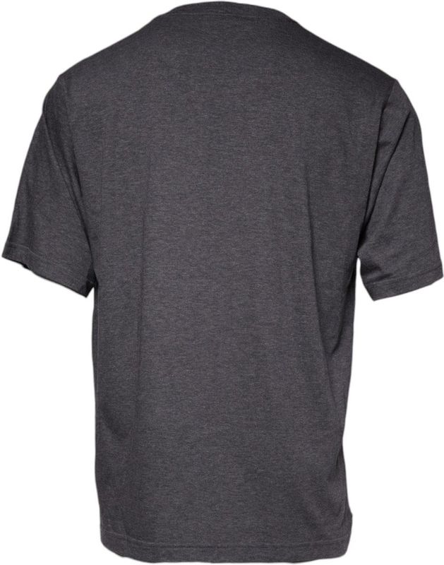 Dolce & Gabbana - Crew Neck T-shirt - Grijs - Katoen - Korte Mouwen