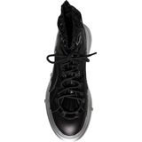 Dolce Gabbana Zwart Nylon Galileo High Top Sneakers