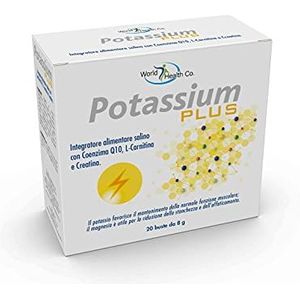 PotASSIUM PLUS voedingssupplementen zoutvoer met co-enzym Q10, L-carnitine en creatine