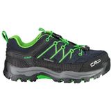 CMP Rigel Low Shoes Wp Trekking- en wandelschoenen voor jongens, Blauw Groen B Blue Gecko, 37 EU